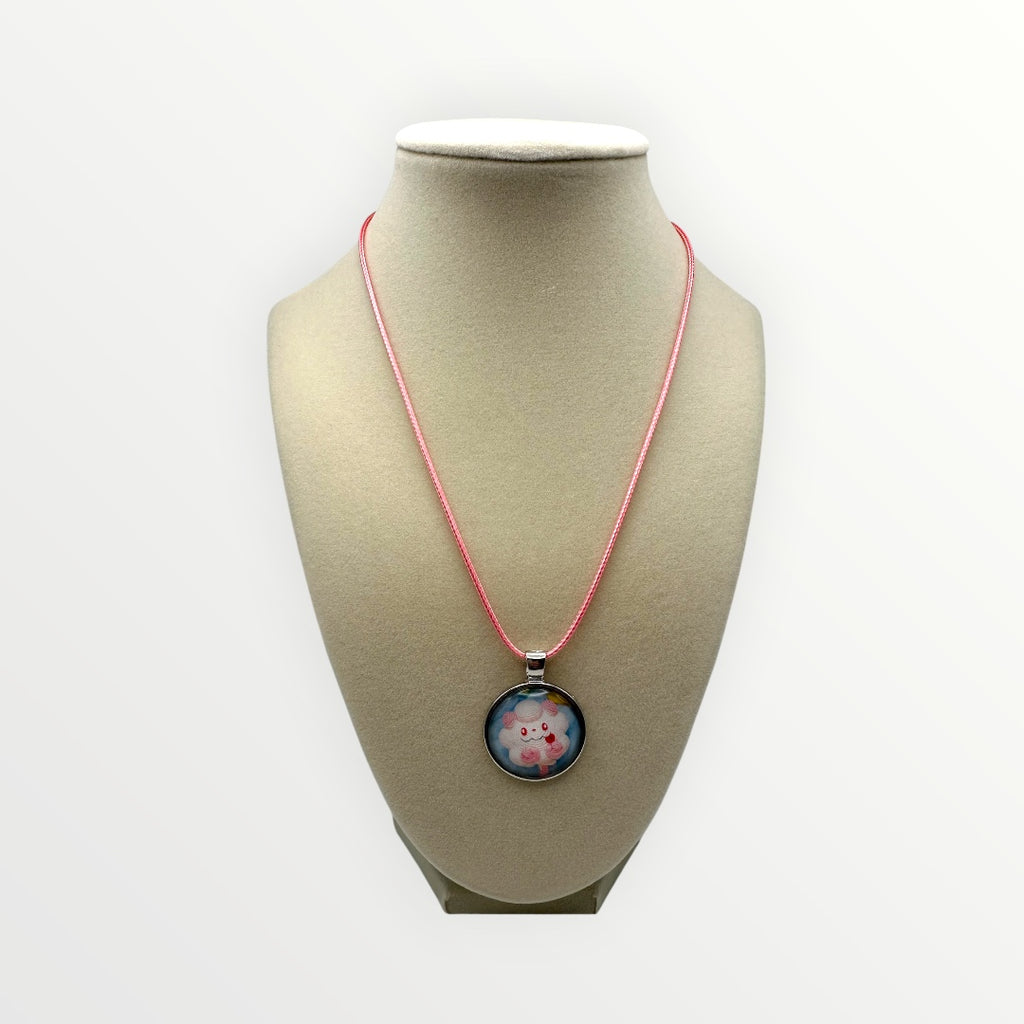 Swirlix Pokémon Card Necklace