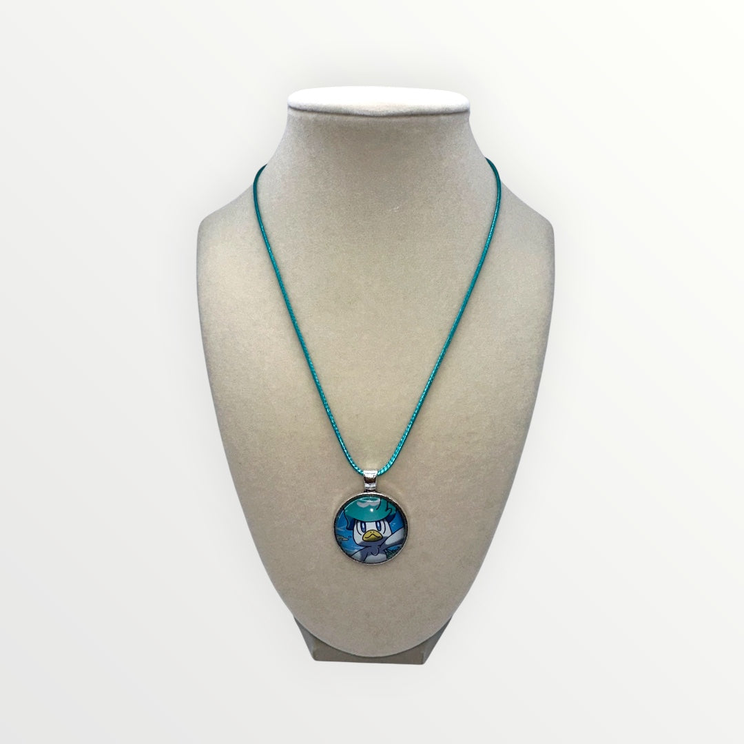 Quaxly Pokémon Card Necklace