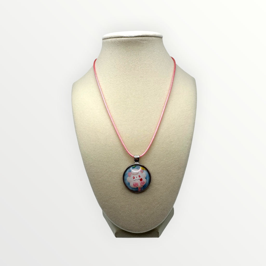 Swirlix Pokémon Card Necklace