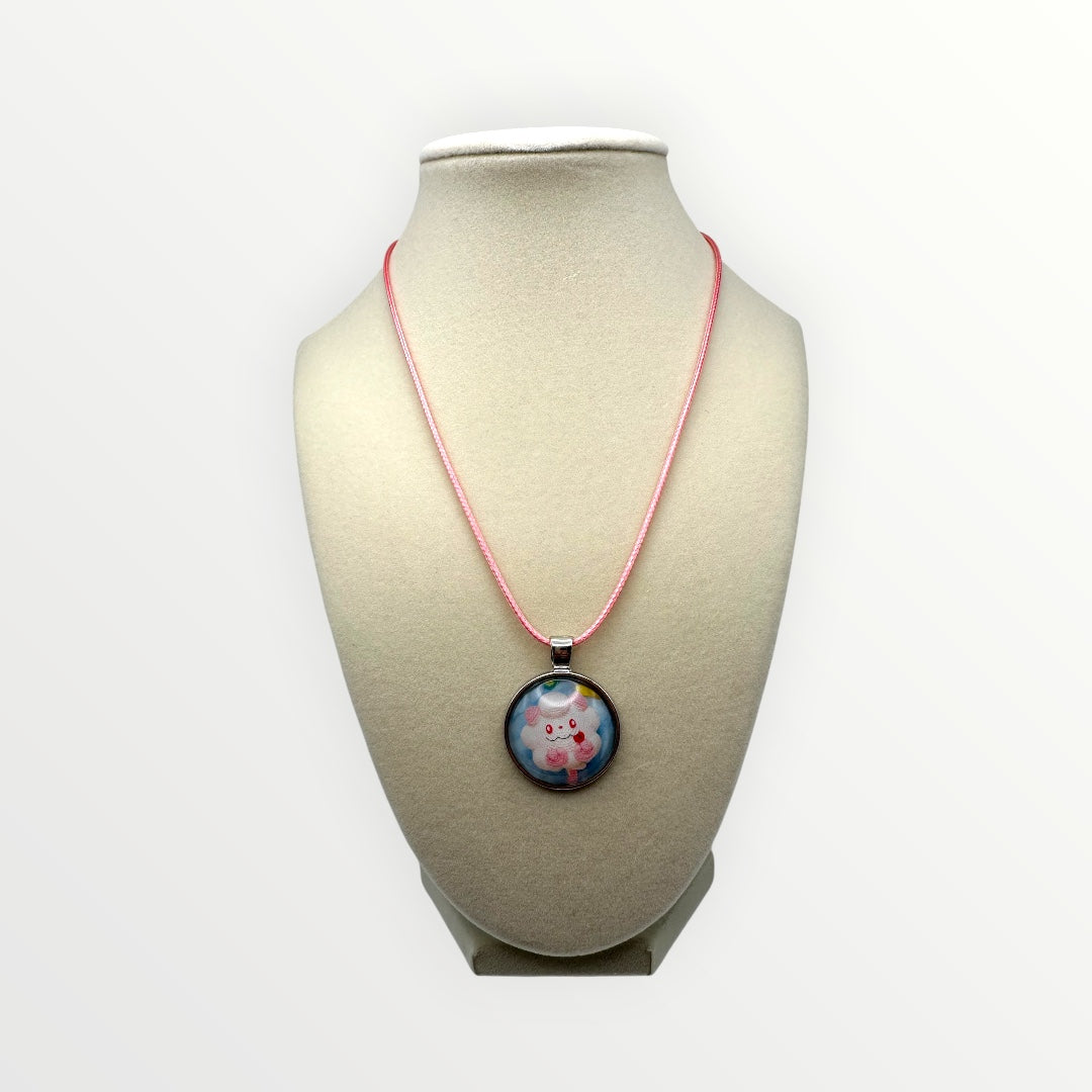 Swirlix Pokémon Card Necklace