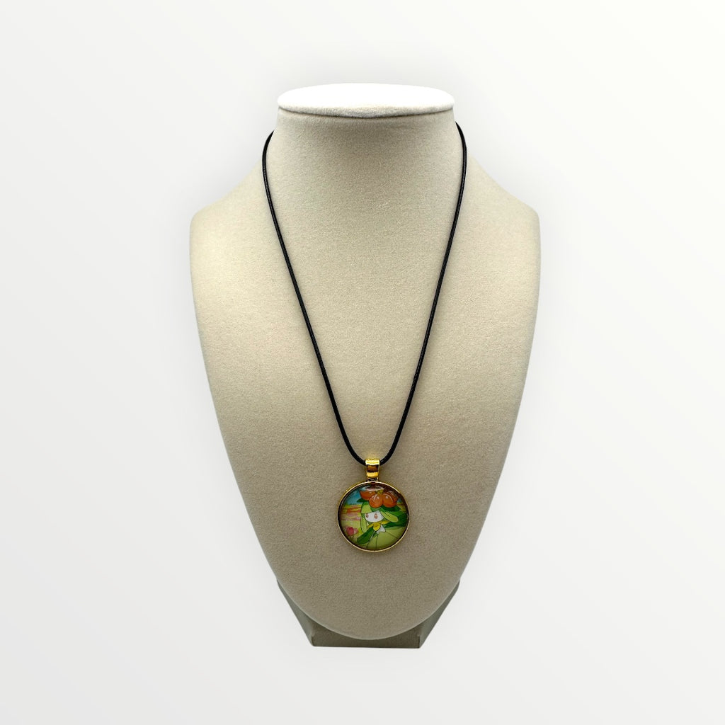 Lilligant Pokémon Card Necklace