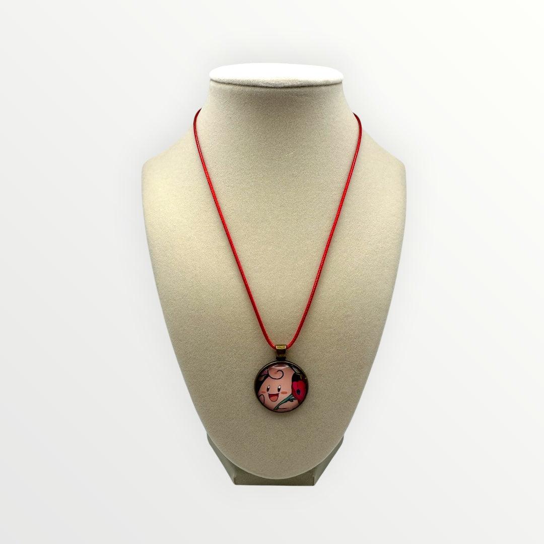Cleffa Pokémon Card Necklace