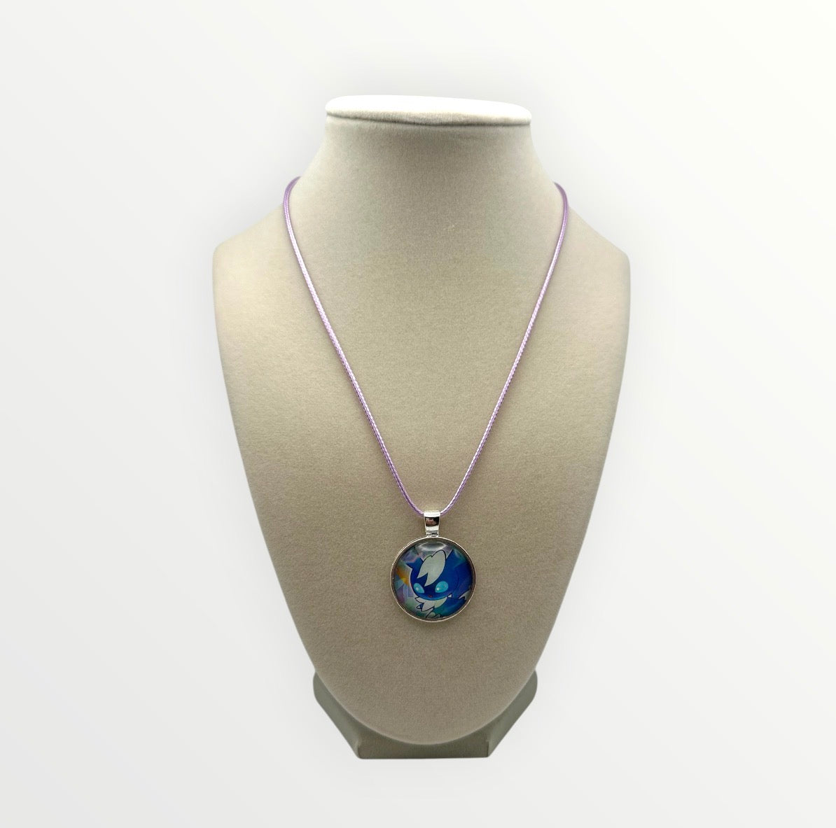 Meowstic Pokémon Card Necklace