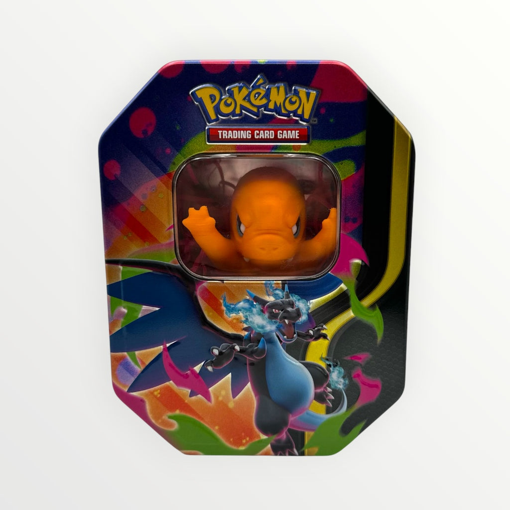 Charmander Gift Bundle – 3D Printed Display, Pokémon Tin & Handmade Necklace