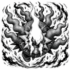 Mega Darkrai | Engraved Binder Design
