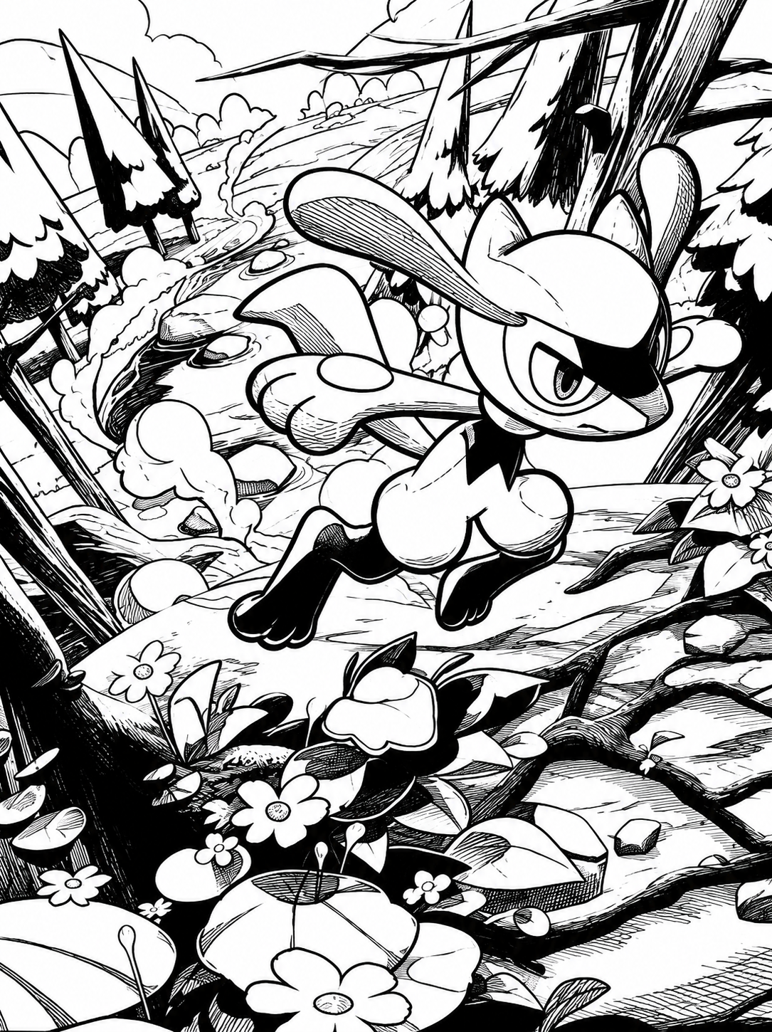 Riolu | Engraved Binder Design