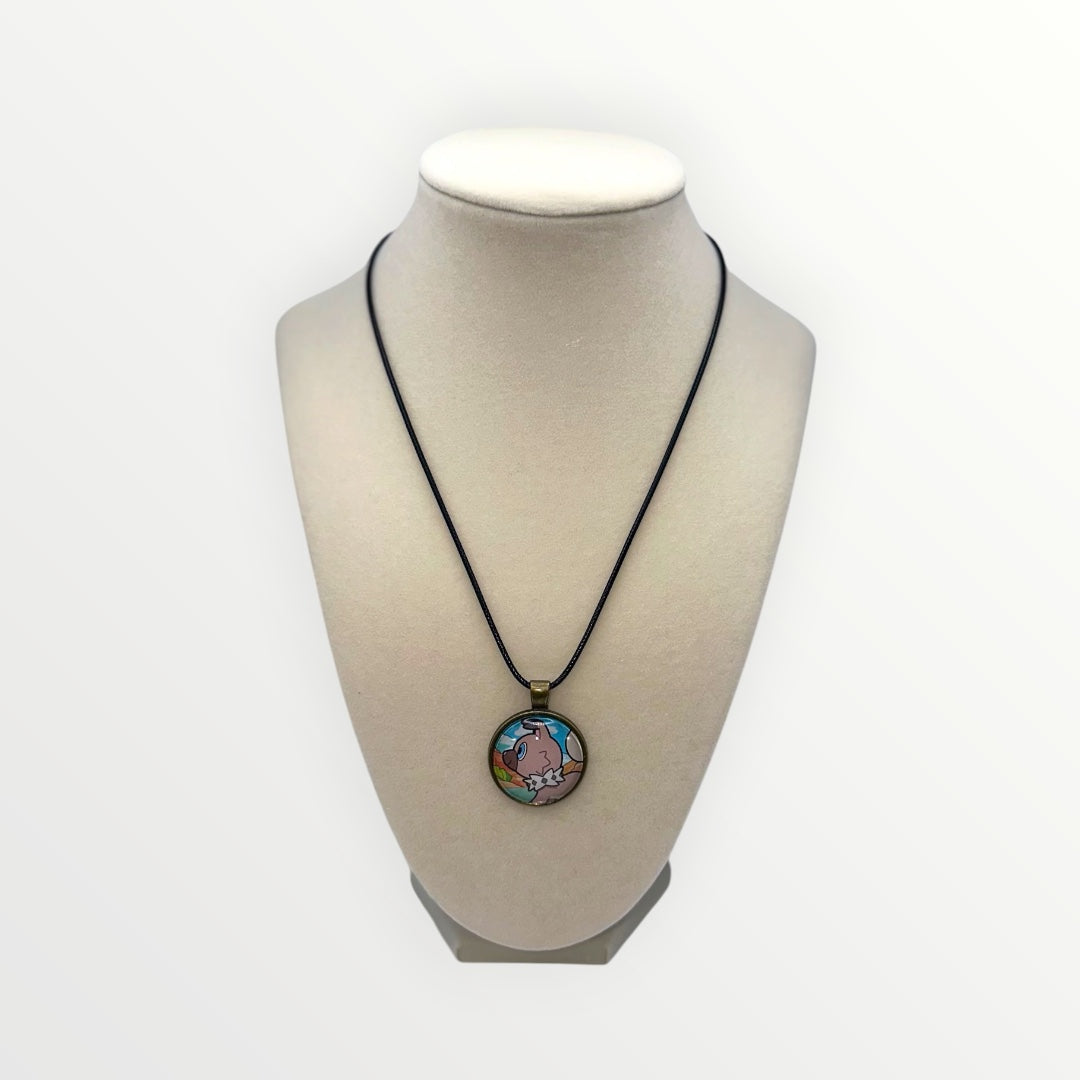 Rockruff Pokémon Card Necklace