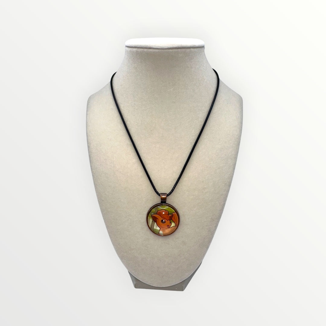 Vulpix Pokémon Card Necklace