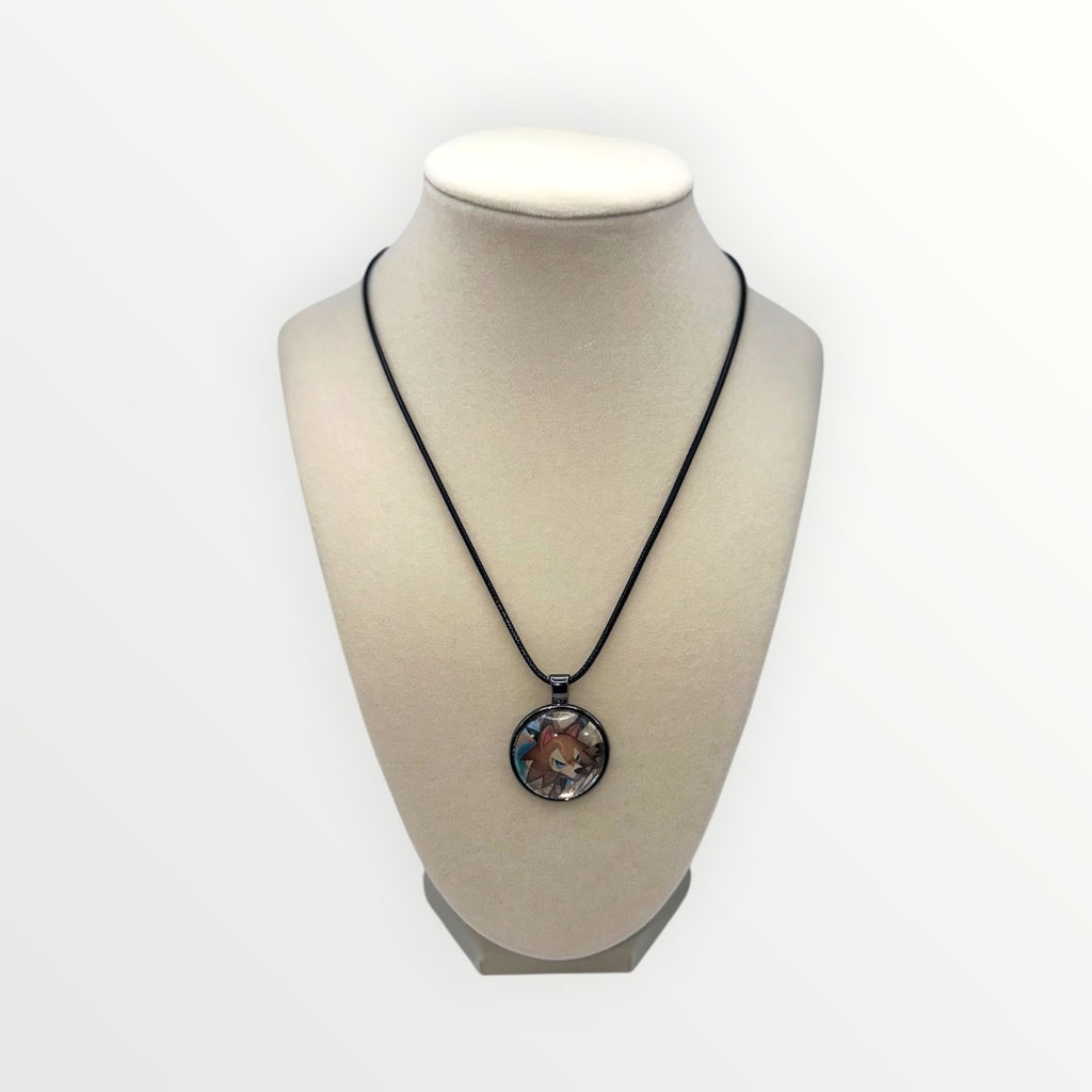Lycanroc Pokémon Card Necklace