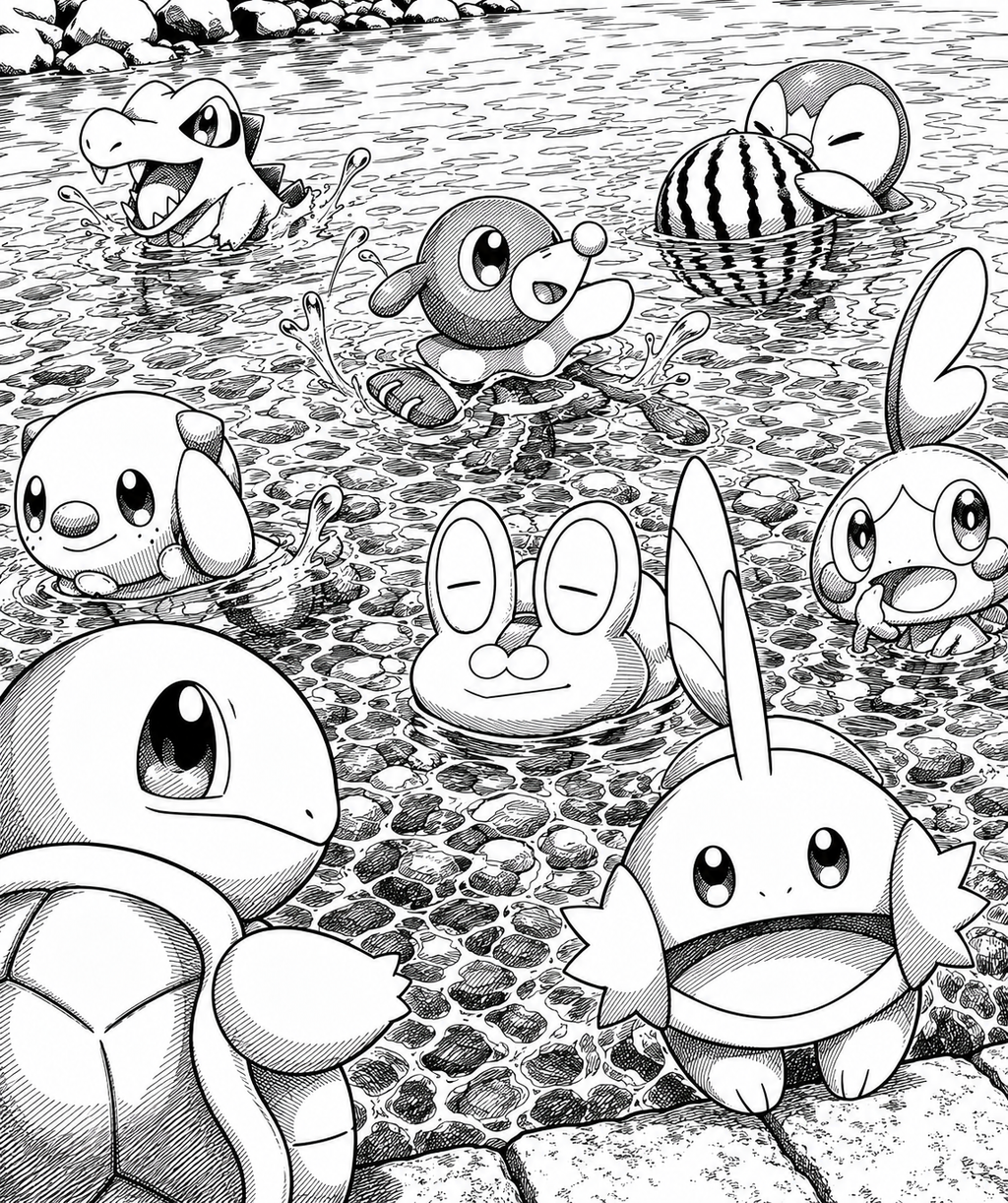 Playful Water Type | Engraved Binder Design