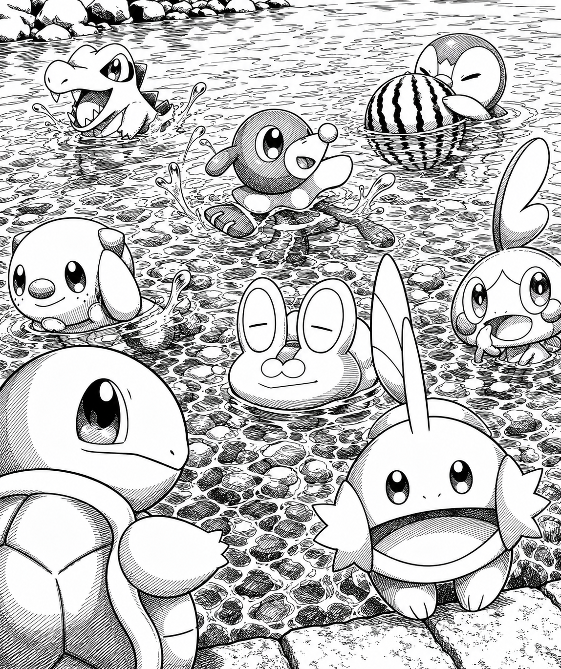 Playful Water Type | Engraved Binder Design
